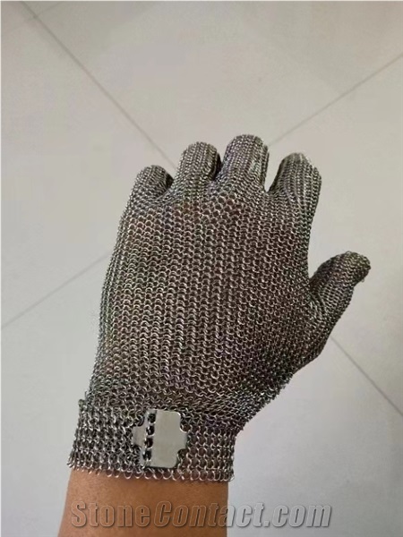 Stainless Steel Ring Metal Mesh Glove Cut Resistant Chainmail
