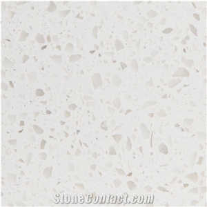 P005 Vanilla-White-1 Artificial Quartz Slabs Solid Surface