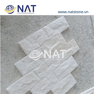 Vietnam White Marble Mushroom Face Wall Cladding