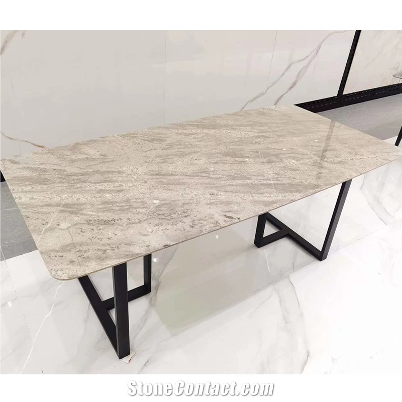 Custom Made Home Furniture Sintered Stone Dining Table