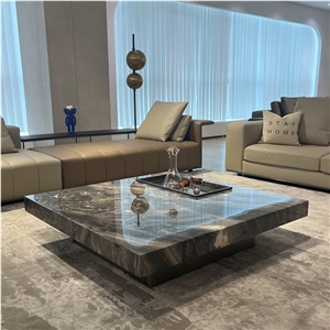 Customized Living Room Furniture Sintered Stone Coffee Table