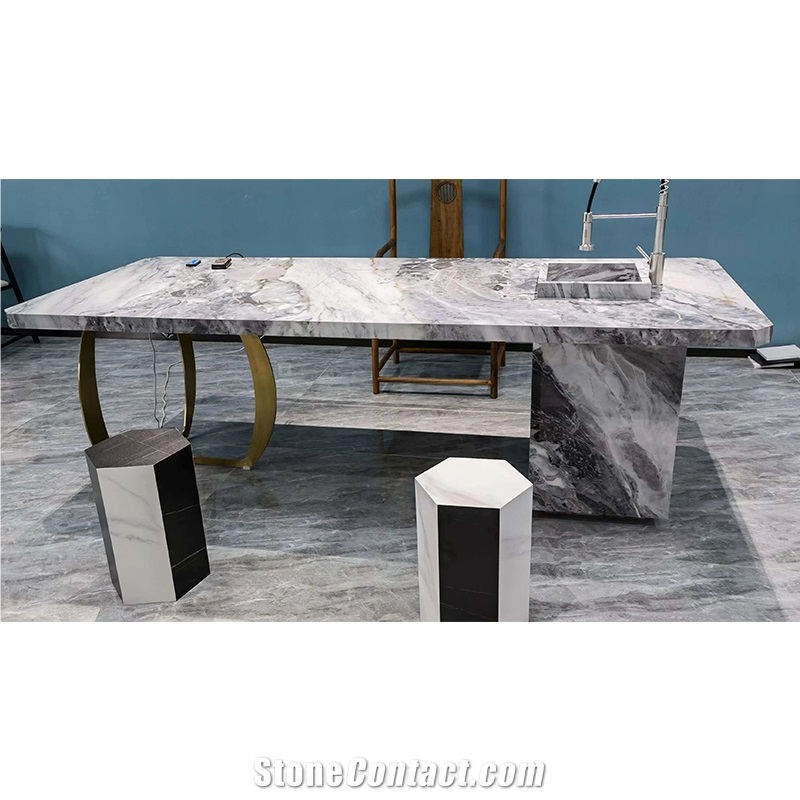 Cut To Size Sintered Stone Dining Table Dining Room Design