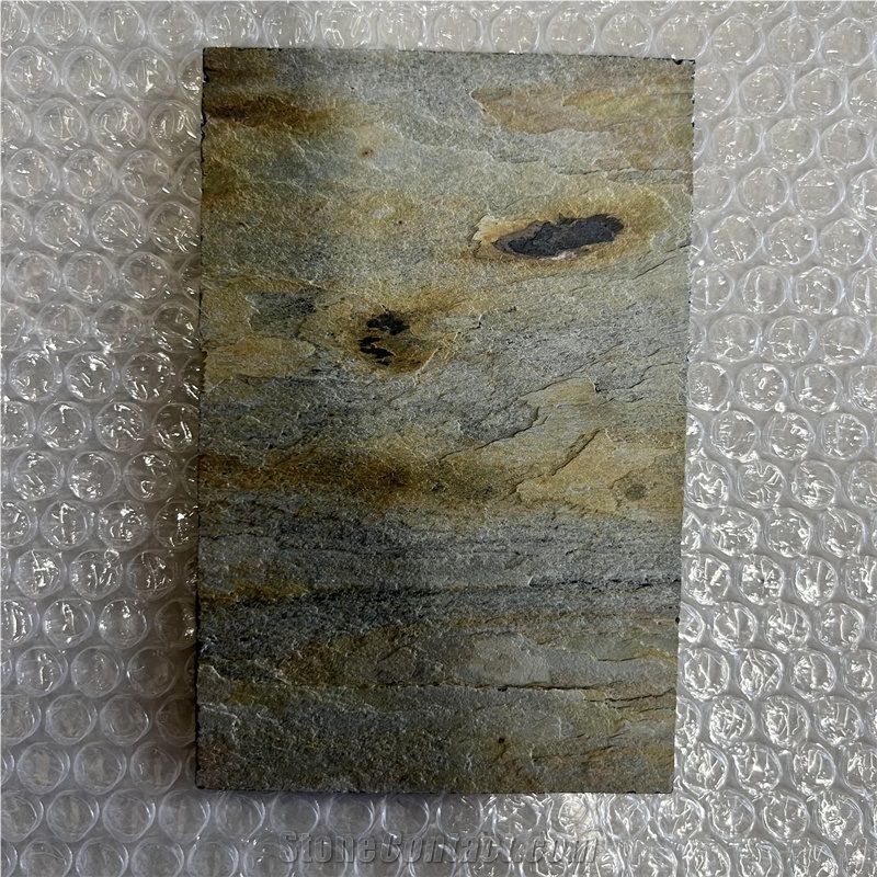 Flexible Natural Slate Stone Panel Ultra Thin Sheet Marble Veneer