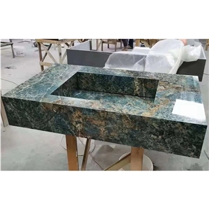 New Bathroom Cabinet Vanity Wash Basin Sintered Stone Sink