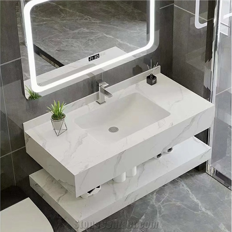 Sintered Stone Bathroom Unit- Artificial Marble Vanity Top