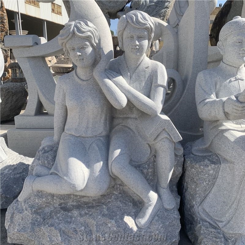 Customized Designs Hand Caving Human Sculpture Stone Statue