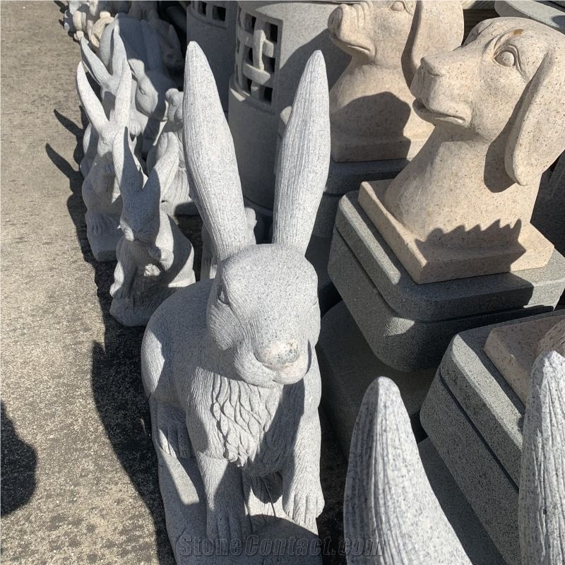 Factory Supply Customized Animal Stone Statue Stone Crafts