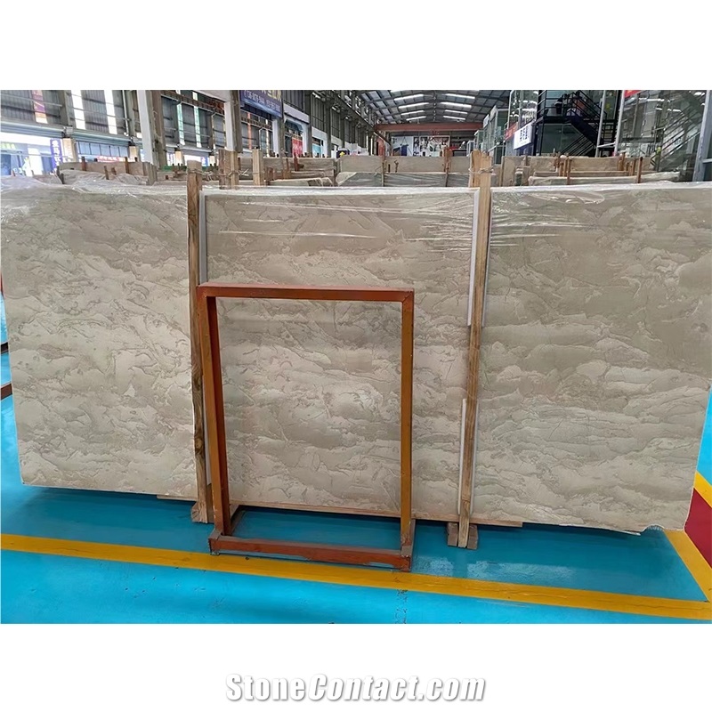 Oman Beige Marble Slabs For Wall And Floor Tiles Design