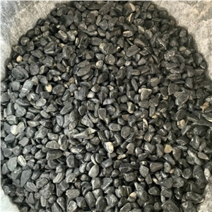 Natural Black Tumbled Pebble Stone
