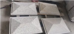 Exterior Design Stone Gate Piers Granite G614 Pillar Caps