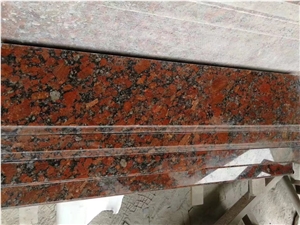 Imported Granite Steps Rosso Santiago Stair Threshold