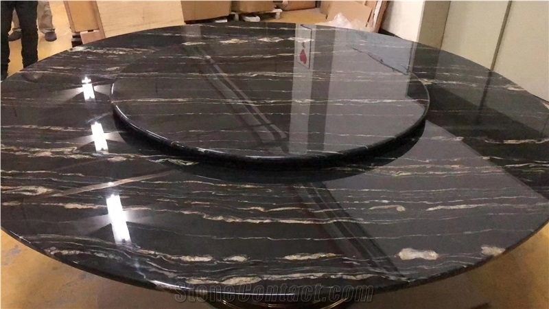 Luxury Stone Furniture Granite Porto Rosa Round Dining Table