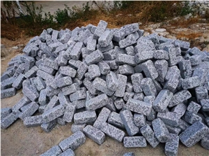 Tumbled Gray Granite Masonry Building Stone G654 Facade Murs