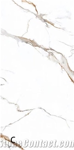 Calacatta Gold Floor Artificial Porcelain Stone Slabs