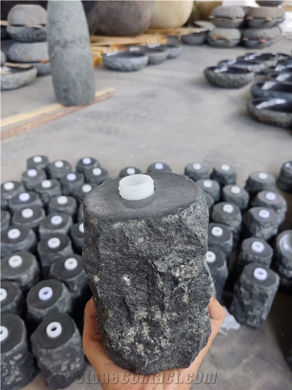 River Stone Soap Dispenser / Lotion Container