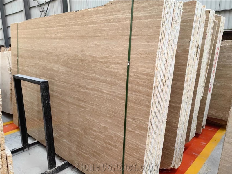 Beige Travertine Slabs And Tiles For Kitchen And Bathroom