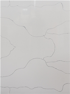 9058 Calacatta Quartz Artificial Granite New Styles