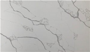 Calacatta Quartz Elegant Vein Top Sales Model