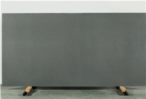 Fine Grain &Grey Background Quartz Stone Slab