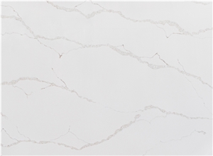 Quartz Calacatta Stone Jumbo Size Elegant Veins