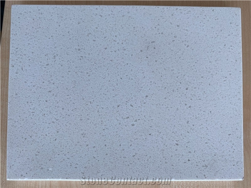 Shining Particle&Grey Background Quartz Stone Slab