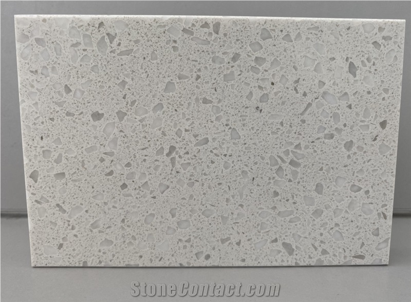 The Sparkling Granular Quartz Stone Slabs