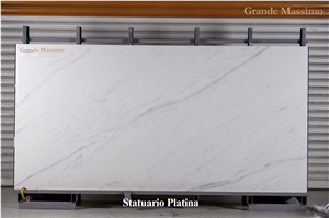 Grande Massimo Porcelain Slab - 7015 Satuario Platina