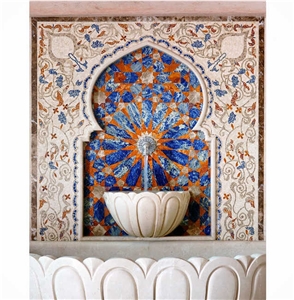 Moroccan Wall Fountain Executed By Kamico