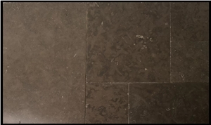 Toronto Limestone Tiles Roman Pattern Set, Antiqued Matte