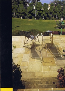 Camel Dust Sandstone Patio Pavement