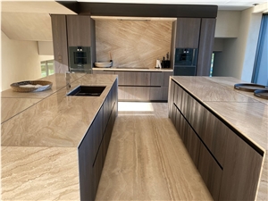 Breccia Sarda Marble Kitchen Countertop