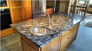 Golden Marinace Granite Kitchen Island Top