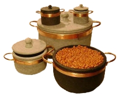 Vermont Soapstone Cookware Pots With Copper Handles