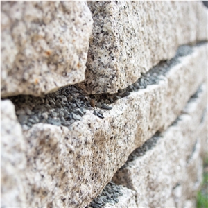 Granite Light Gray Dry Garden Wall Bricks 40X20x10cm