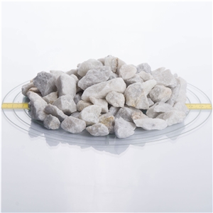 White Marble Crushed Stone, Decorative Chippings 16-32 Mm