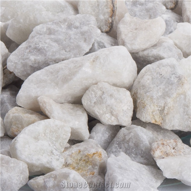 White Marble Crushed Stone, Decorative Chippings 16-32 Mm