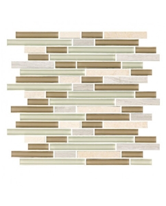 Midtown Claro 12X13.7 Glass Mosaic Wall Tiles