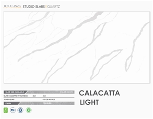 Studio Slabs-Calacatta Light Quartz- Calacatta Prime Quartz