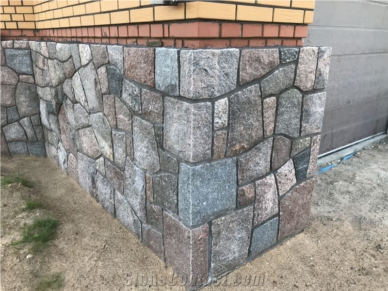 Granite Various Shapes And Colors Masonry Corner Stone