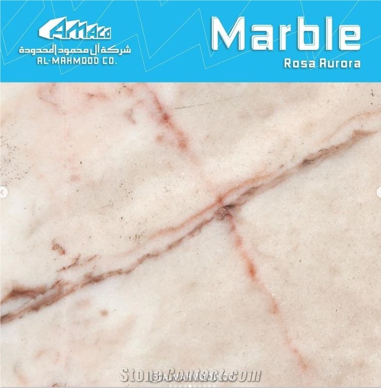 Rosa Aurora Marble Wall Tiles, Marble Floor Tiles