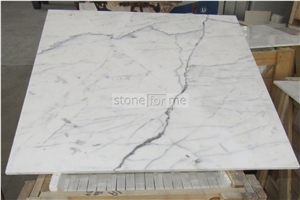 Bianco Calacatta Carrara Marble Tiles 76.2X76.2X1.2Cm