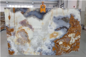 Blue Sky Onyx Slabs