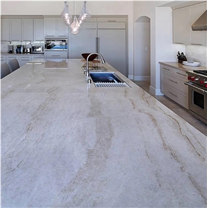 Taj Mahal Quartzite Kitchen Countertop