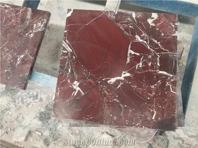 Rosa Red Marble With Polished Or Honed Surface