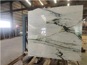 China Clivia White Marble Slabs Tile