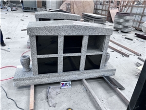 China G603 Grey Granite Columbarium Niches American Style