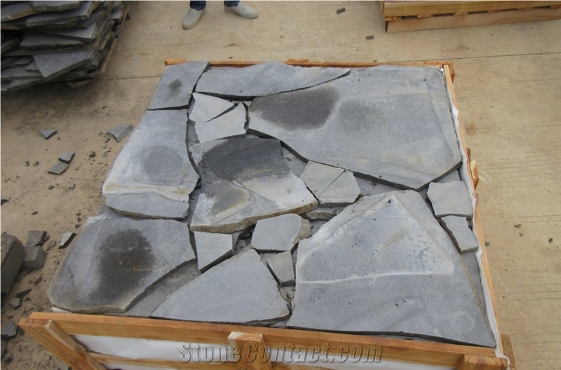 Crazy Stone Grey Basalt Irregular Flagstone