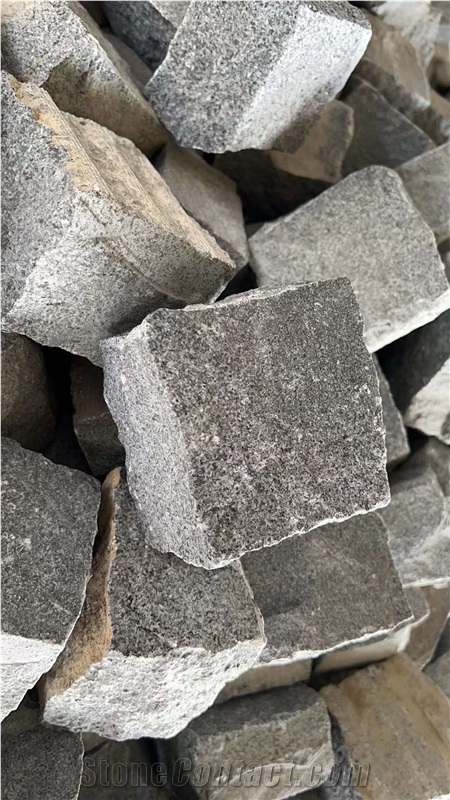 G654 Granite Cube Stone Cobble Pavers Garden Walkway Pavements