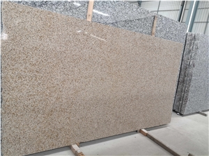 G682 Rusty Yellow Granite Slabs Tiles Polished
