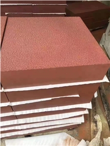 Red Sandstone Outdoor Step Stone Stair